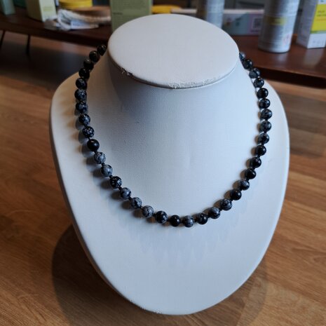 Parelketting Obsidiaan