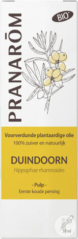 Duindoornolie - Hippophae rhamnoides - BIO  - Pranarom -30 ml 